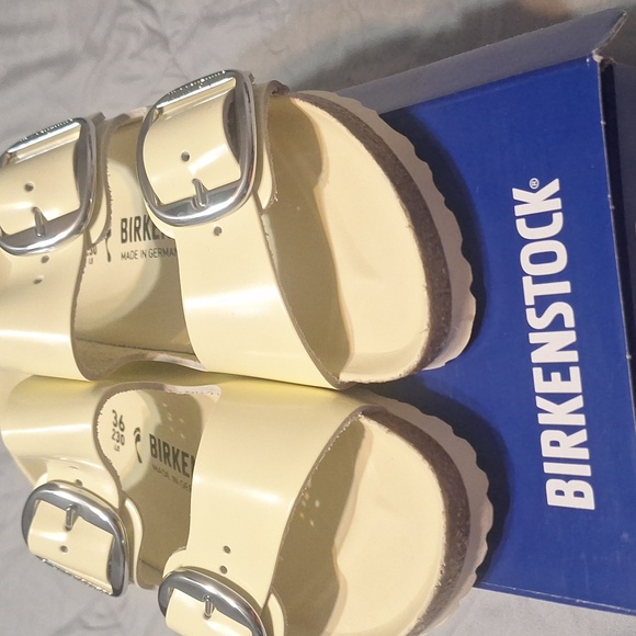 Birkenstock Llight Yellow Sandals - Picture 1 of 4